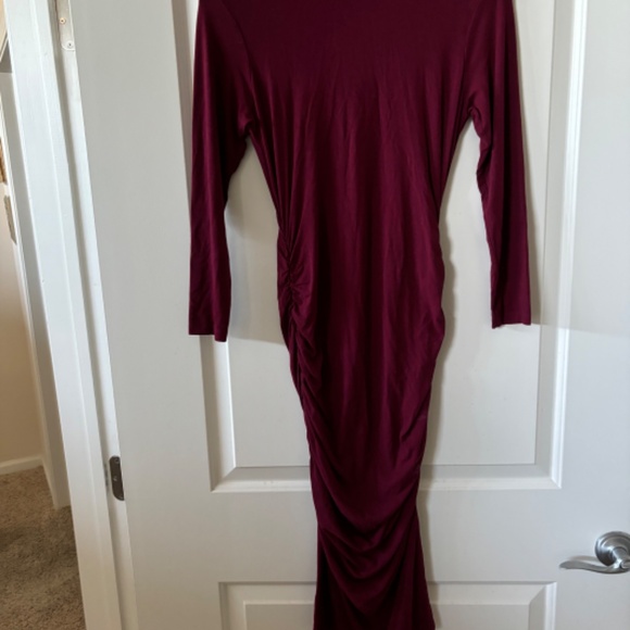 Baukjen Ruched Sides Turtleneck Dress - Picture 2 of 2
